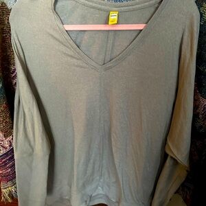 slouchy top grey